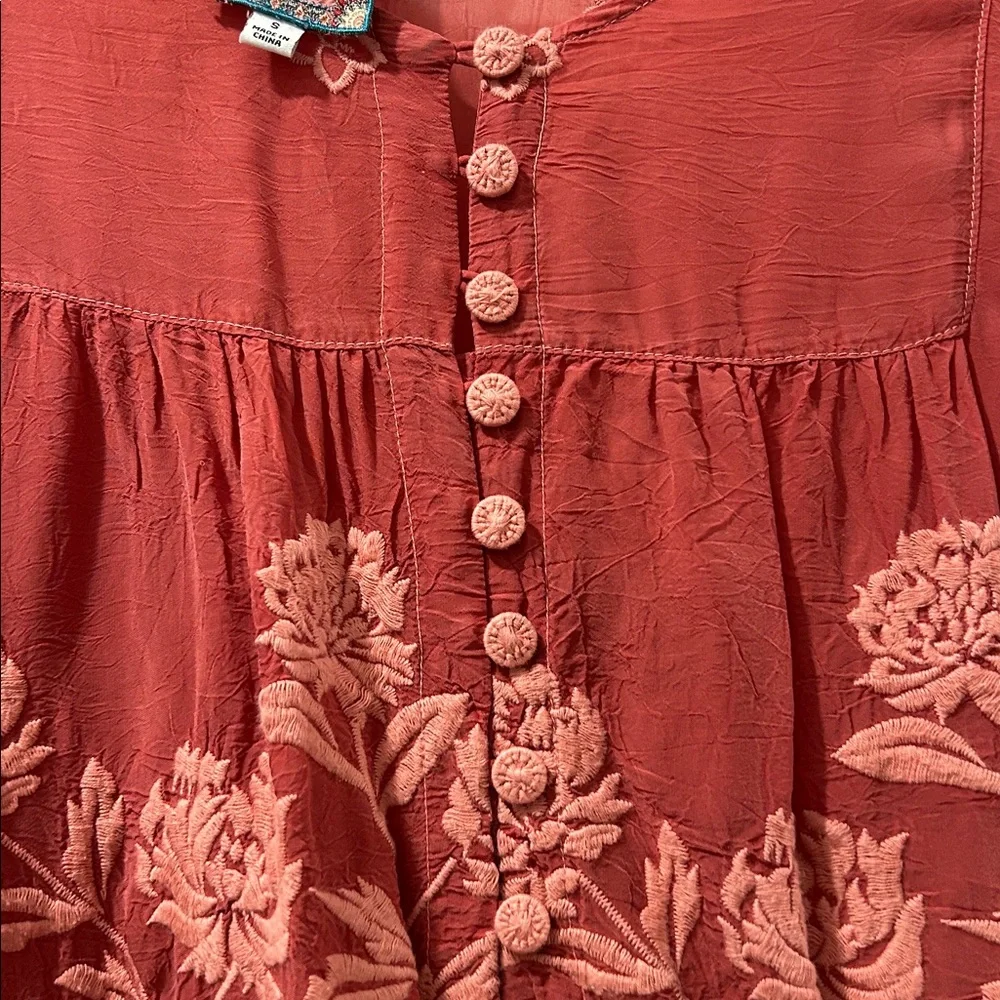 Vintage Johnny Was Floral Button bohemian Blouse. S - Picture 4 of 8
